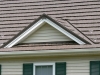 Zoomed in View of Rustic Aluminum Metal Shingle Roofing