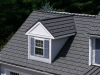 Dormer with Rustic Aluminum Metal Shingle Roofing